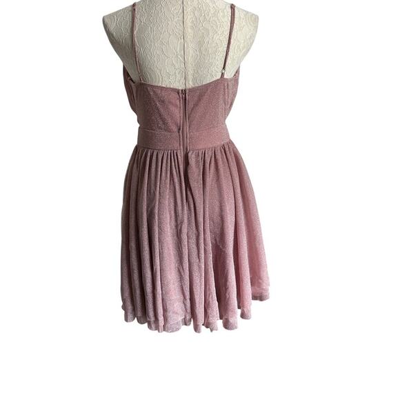 Windsor Kiernan Glittering Mesh Party Dress Sz M softgirl HOCO Y2K Holiday Party - Picture 8 of 13